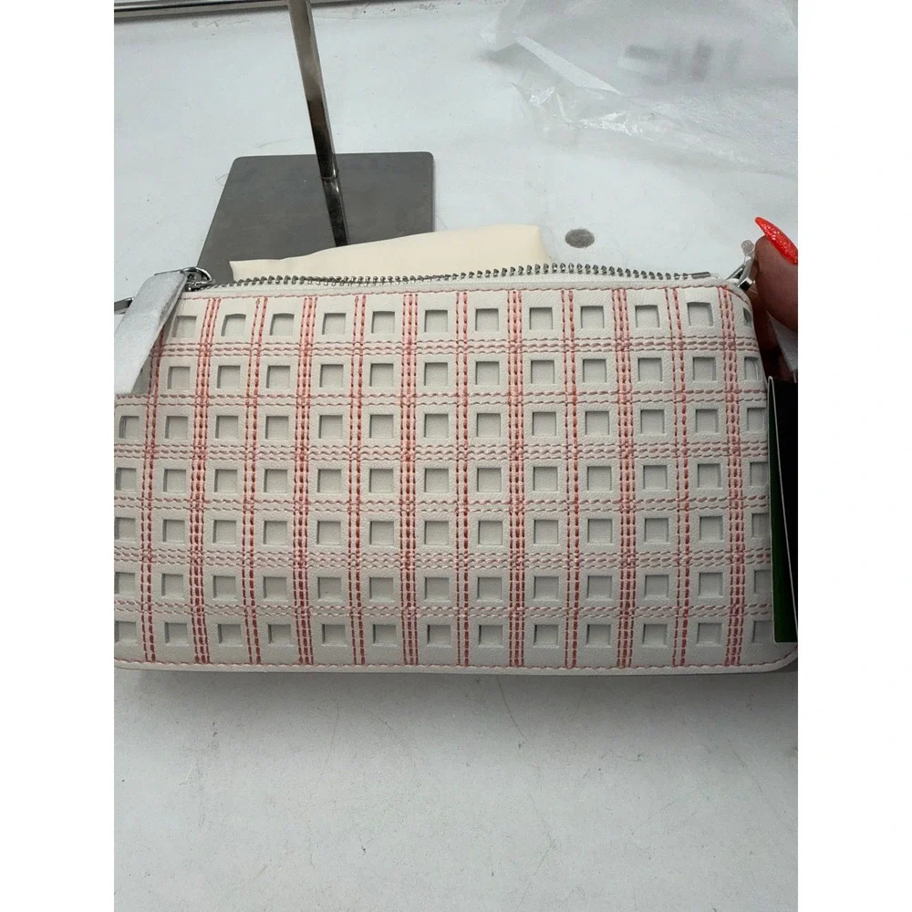 Kate Spade Grace Perforated Fine Leather Crossbody Bag Cream Multi KL581 NEW